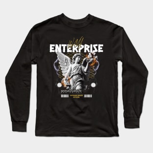 Wavy Enterprise Long Sleeve T-Shirt